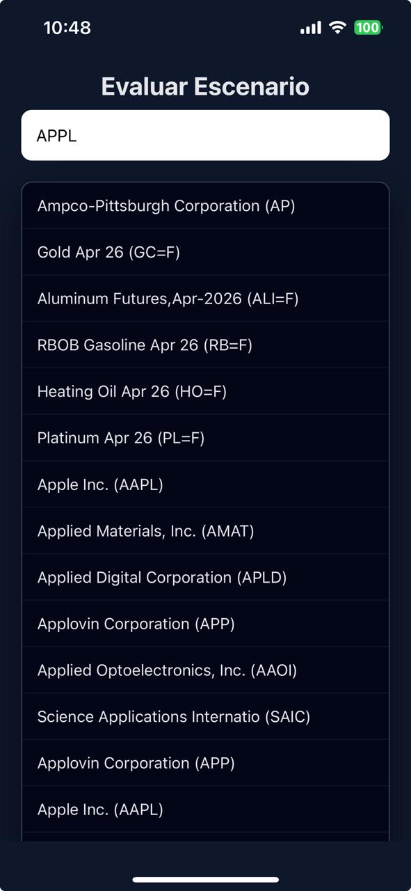 Búsqueda predictiva de activos