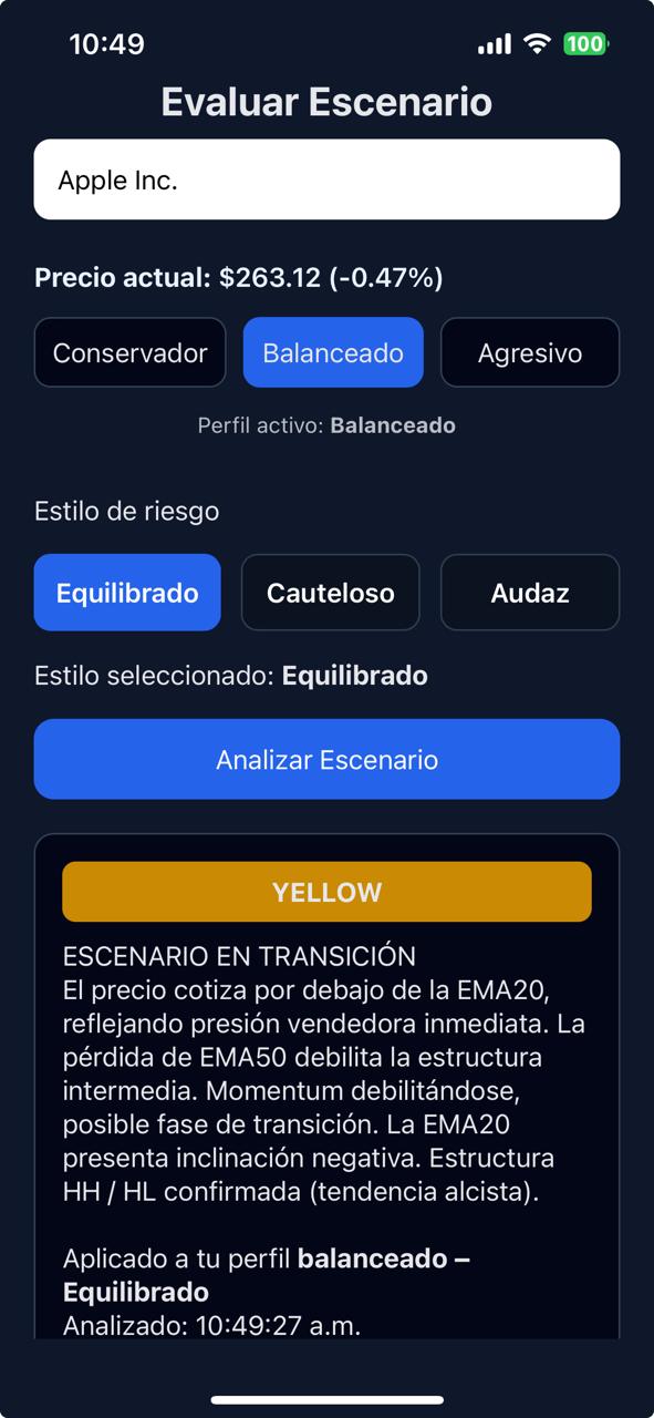 Resultado técnico estructurado